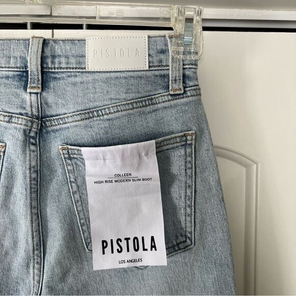 NWT Pistola Colleen High Rise Modern Slim Boot in Views Distressed - Picture 11 of 11